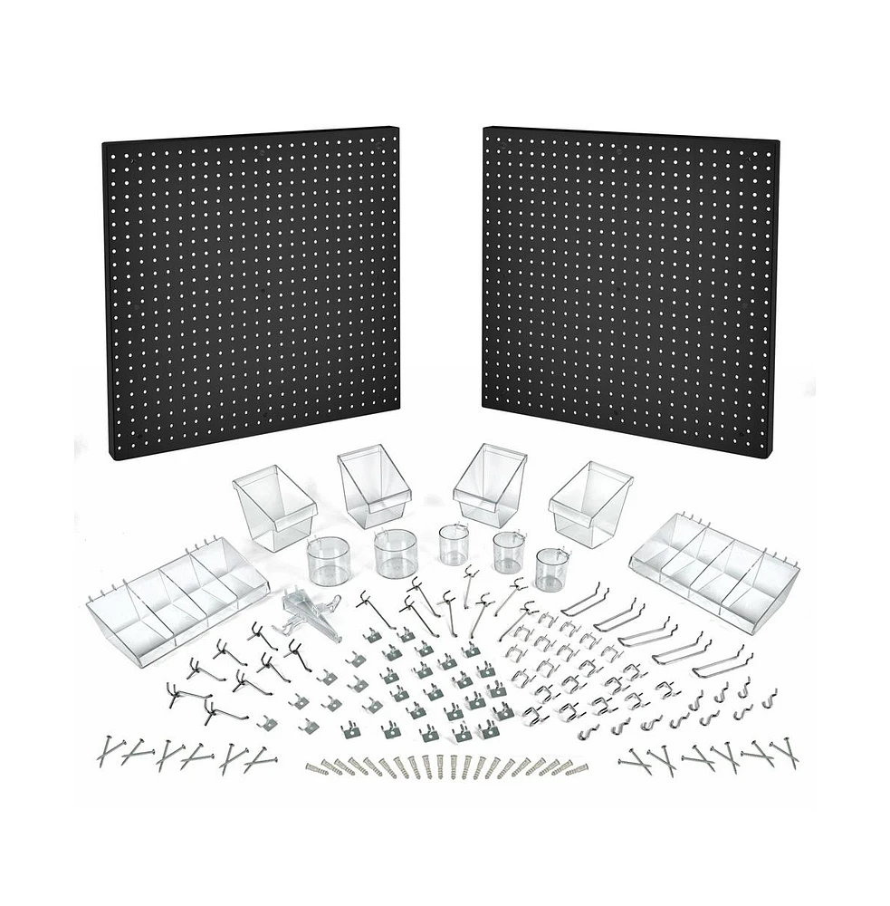 Azar Displays 125-Piece Pegboard Organizer Kit, Gift Shop