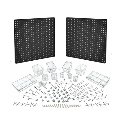 Azar Displays 125-Piece Pegboard Organizer Kit, Gift Shop