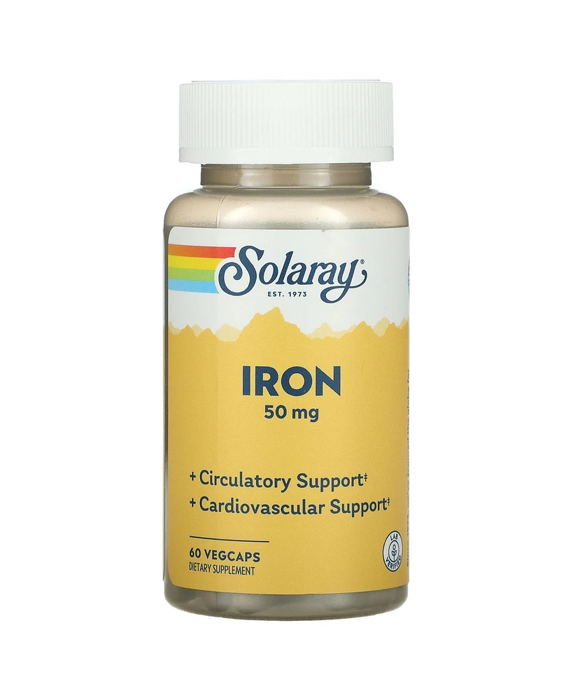 Solaray Iron 50 mg