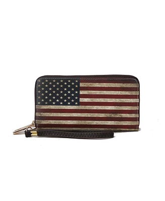 Mkf Collection Uriel Flag Wristlet Wallet by Mia K