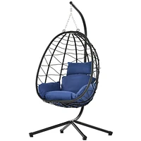 Egg Chair with Stand for Indoor and Outdoor Use