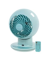 Iris Usa Woozoo Fan with Remote, Oscillating Fan, Desk Fan, Table Air Circulator, Globe Fan, Fan for Bedroom, 5 Speeds, 82ft Max Air Distance, 4h Time