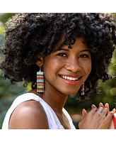 Ink + Alloy Adaline Beaded Fringe Earrings