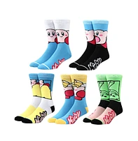 Kirby Men's Casual Crew Socks Set for Men 5-Pair Pack