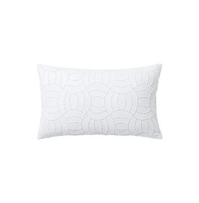 Linen Classique Pearls Reversible Decorative Pillow