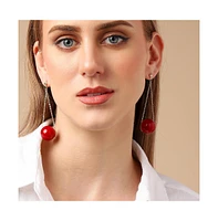 Sohi Women's Ball Drop Earrings