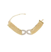 Sohi Women's Bling Choker Necklace