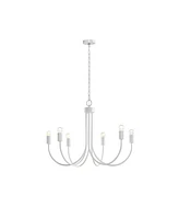 Simplie Fun Ellie 6-Light Metal Chandelier