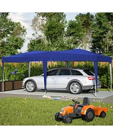 Simplie Fun 10'X20' Pop Up Canopy Tent with 6 Sidewalls + Bag