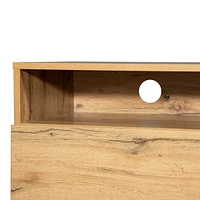 80" Tv Stand with Double Storage & Drop Down Door