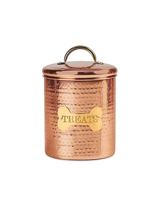 Amici Pet King Charles Copper Dog Medium Canister 7 Inch, 38 oz., Copper Gold