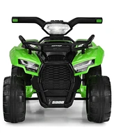 6V Kids Atv Quad Electric Ride On Car with Led Light and MP3