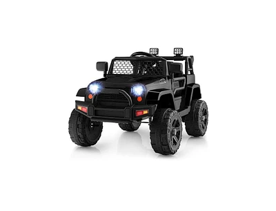 Slickblue 12V Kids Ride On Truck with Remote Control and Headlights