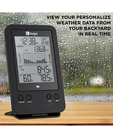 Logia 3-in-1 Rain Gauge Weather Station with Temperature & More