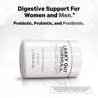 Codeage Leaky Gut Supplement, L-Glutamine, N-Acetylglucosamine, Probiotic, Butyric Acid, Polyphenols, Quercetin, Dgl, Marshmallow Root, Berberine, Bio