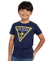 Guess Big Boys Soft Jersey Short Sleeve Classic Logo T-shirt