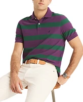 Nautica Men's Classic Short Sleeve Striped Deck Polo Shirt