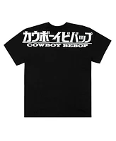 Dumbgood Men's and Women's Black Cowboy Bebop Faye Ein Big Print Graphic T-Shirt