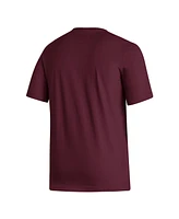 Adidas Men's Maroon Texas A M Aggies Locker Lines Softball Fresh T-Shirt