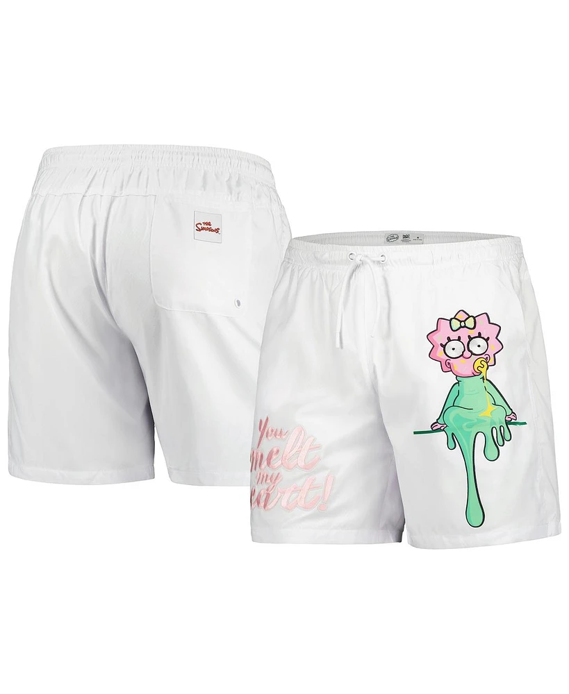 Men's Freeze Max White The Simpsons Shorts