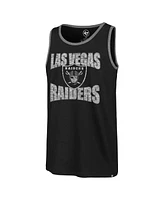 '47 Brand Men's Black Las Vegas Raiders Upload Franklin Tank Top