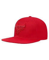 Pro Standard Men's Red Chicago Bulls Triple Tonal Snapback Hat