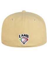 New Era Men's Khaki/Tan Tecolotes Laredos Mexico League On Field 59FIFTY Fitted Hat