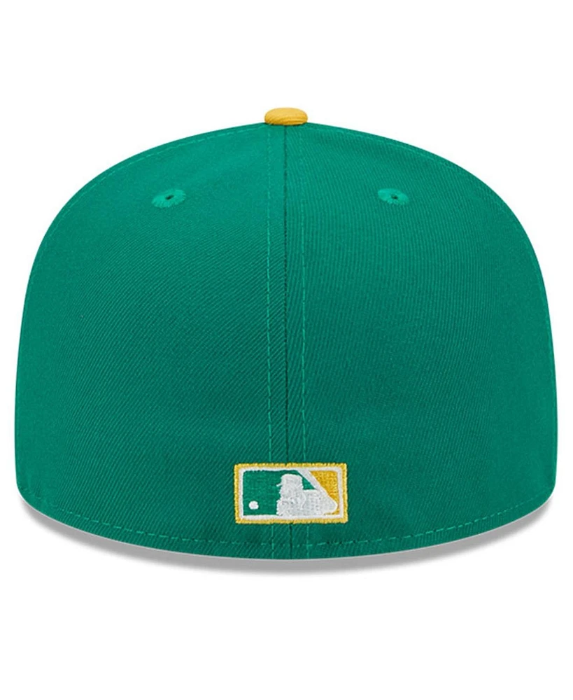 New Era Men's Green Oakland Athletics Big League Chew Team 59FIFTY Fitted Hat