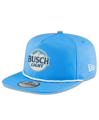 New Era Men's Blue Ross Chastain Busch Light Golfer Snapback Adjustable Hat