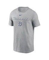 Nike Men's Heather Charcoal Detroit Tigers Local Home Town T-Shirt