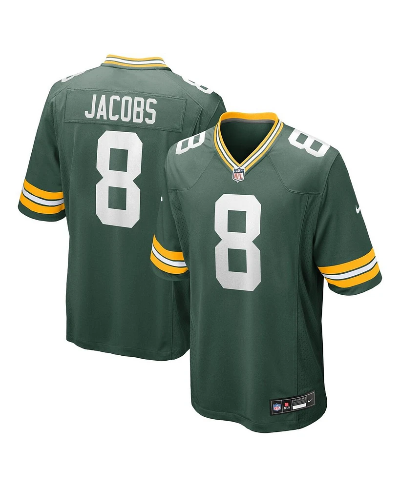 Nike Men's Josh Jacobs Green Bay Packers Team Game Jersey