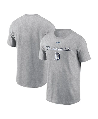 Nike Men's Heather Charcoal Detroit Tigers Local Home Town T-Shirt