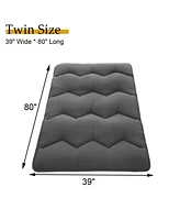 Caromio Futon Mattress Twin Size, Floor Pad Portable Dorm Sleeping Pad, 39"x 80"