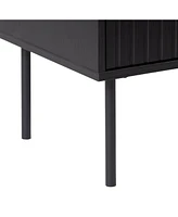 Amber & Emily Tv Stand with Fluted Doors for TVs up to 75"
