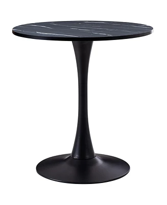 Amber & Emily Round Bistro Table with Pedestal Base 20"