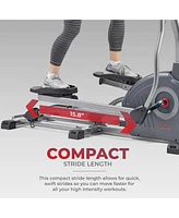 Sunny Health & Fitness Elite Interactive Series Cross Trainer Elliptical and Exclusive SunnyFit App Enhanced Bluetooth Connectivity – Sf