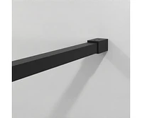 46" X 72" Shower Screen Walk-In Wet-Room Black