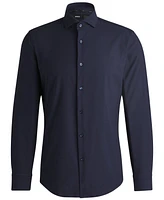 Boss by Hugo Men's Structured Performance Slim-Fit Dress Shirt