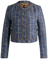 Boss by Hugo Women's Tweed Regular-Fit Jacket