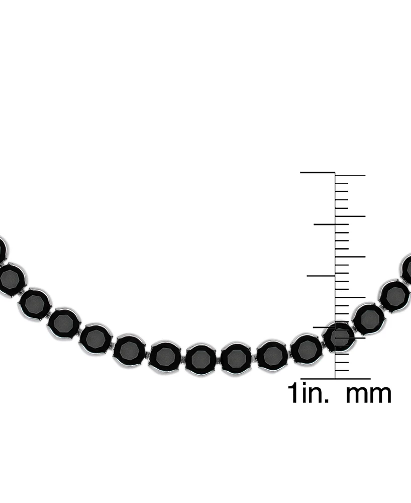 Macy's Black Cubic Zirconia Tennis Bracelet