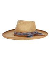 Angela & William Upturned Wide Brim Fedora Hat