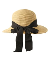 Angela & William Women's Brimmed Beach Sun Straw Hat