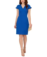 Adrianna Papell Women's Ruffled-Trim Sheath Dress