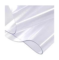 Yescom 48" x 36" Clear Pvc Floor Mat Protector w/ Lip for Hard Wood Floors Home Office Desk Chair