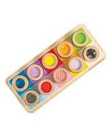 Bigjigs Toys Wooden Rainbow Sensory Board