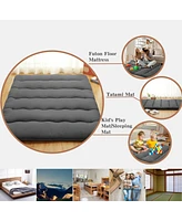 Caromio Full Size Futon Mattress Floor Mattress Pad Portable Dorm Sleeping Pad