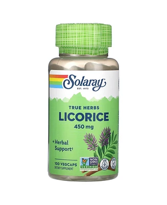 Solaray True Herbs Licorice 450 mg