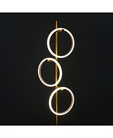 Brightech Saturn 66" Led Tree Floor Lamp with 3 Removeable Light Rings