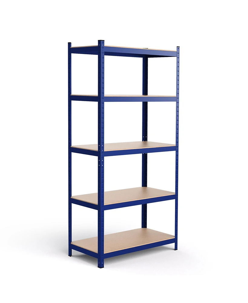 Slickblue 35.5 x 71 Inch Adjustable 5-Layer 2000 lbs Capacity Tool Shelf