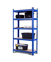 Slickblue Adjust 30 x60 Inch 5 Level Garage Tool Shelf Storage